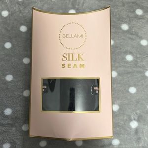 24” Bellami Silk Seam 1B Off Black Hair Extensions